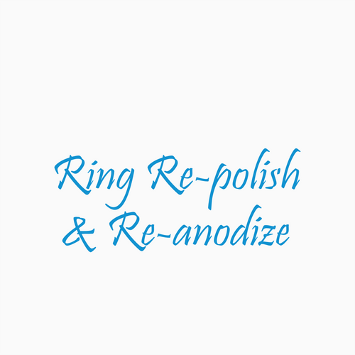 Re-polish & Re-anodize your Ring